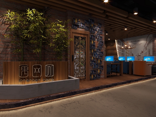 3-5廣西南寧遇網(wǎng)咖室內設計 卡座區(qū)_副本.jpg