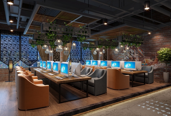 3-4廣西南寧遇網(wǎng)咖室內設計 競技訓練區(qū)_副本.jpg