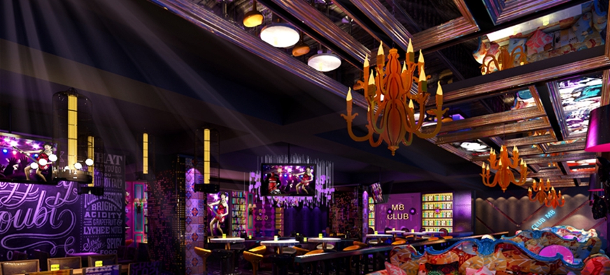 M8酒吧設(shè)計(jì)案例效果圖