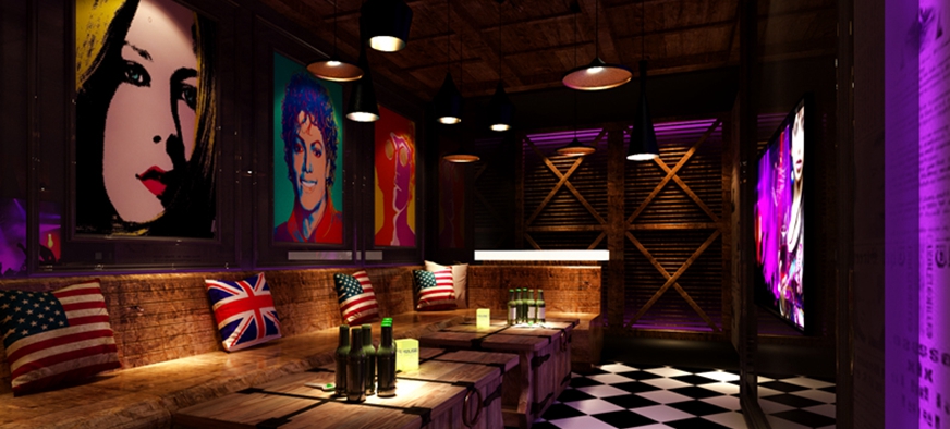 M8酒吧設(shè)計(jì)案例效果圖