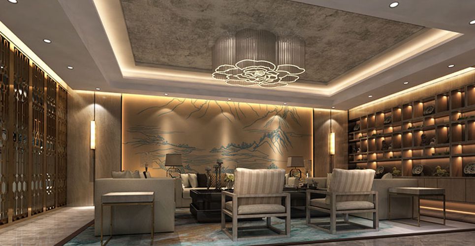 南昌1500㎡私人會所裝修設計