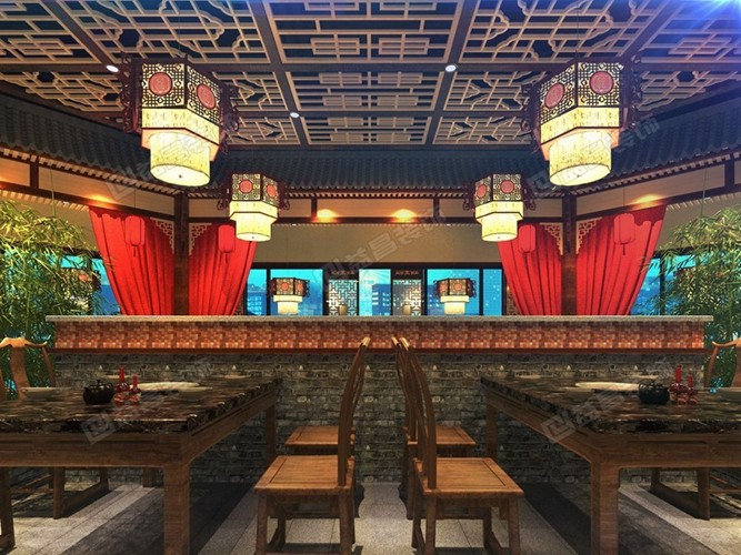朝天門火鍋店裝修設計